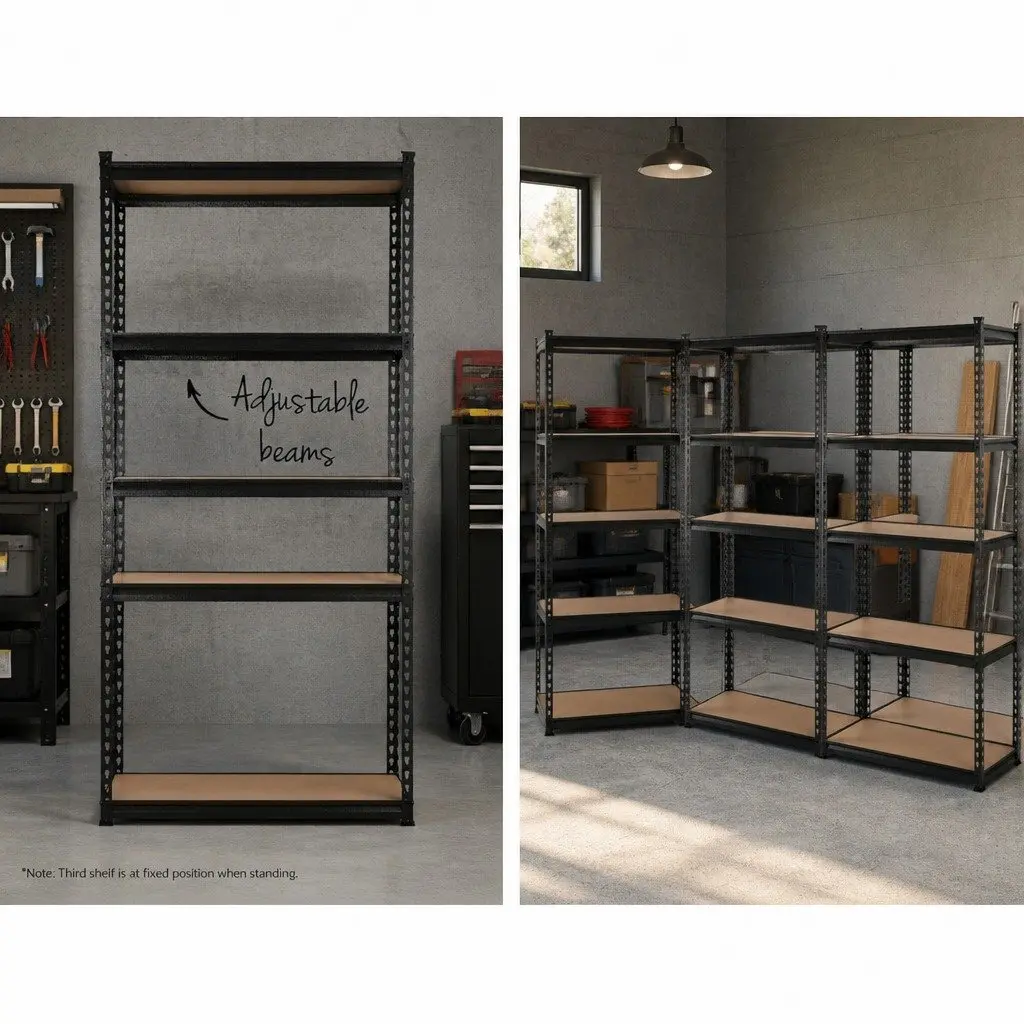 5 Tier Heavy Duty Garage Shelving Rack for Storage