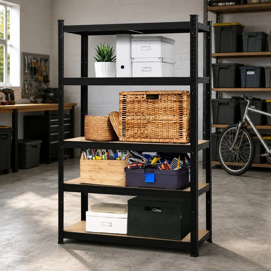 1.8M Heavy-Duty Metal Shelving Unit 5-Tier Storage Rack