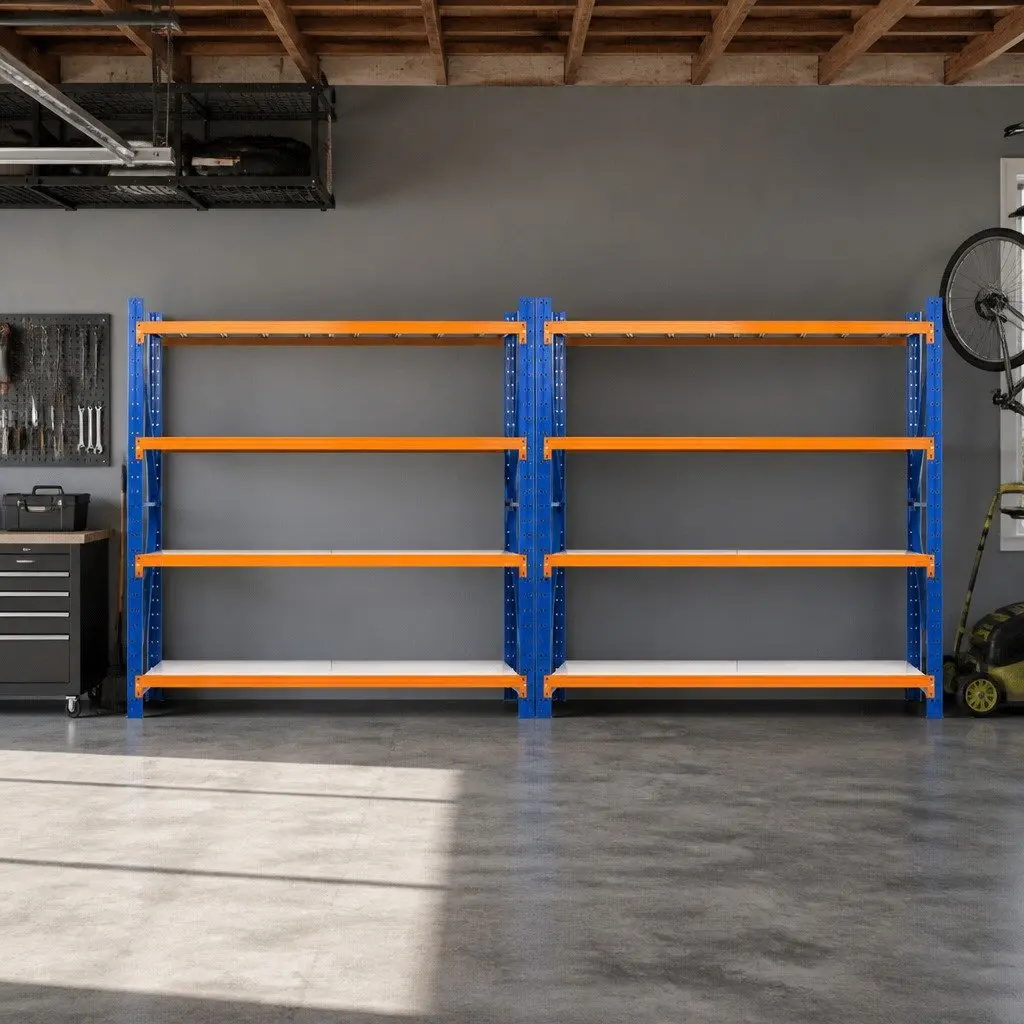 Garage Shelving Unit 4M x 2M Rack with 200kg Capacity