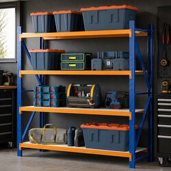 Warehouse Shelving Unit 2M Heavy Duty Storage Rack Pallet Racking 4 Tier