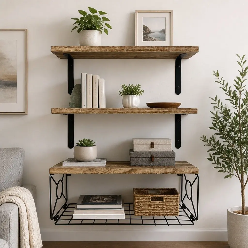 3-Piece Floating Wall Shelf Set