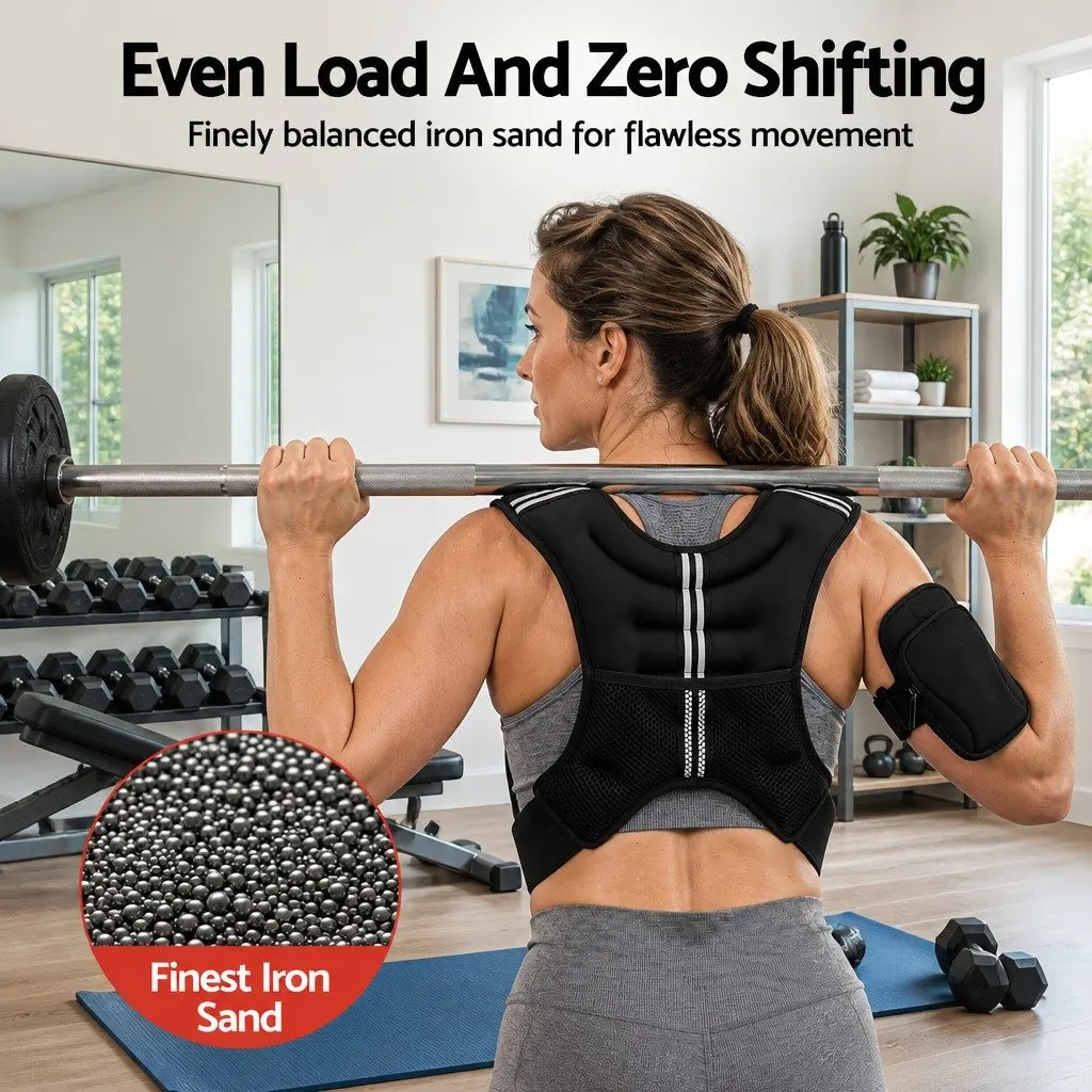Weighted Vest Neoprene 3kg Black