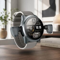 Durable Smart Watch with Wireless Earbuds and HD Display