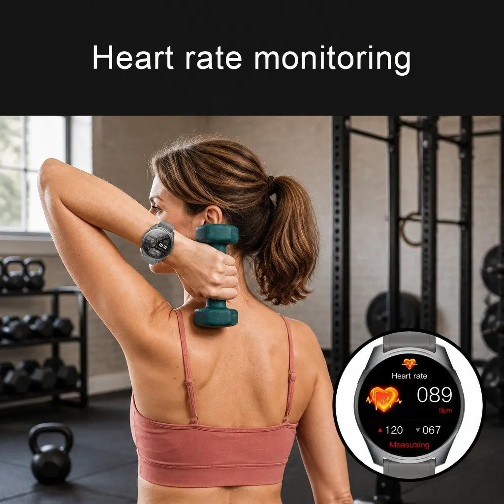 Watch with Wireless Earbuds and HD Display