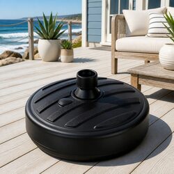 Heavy-Duty Outdoor Umbrella Base Holder for 35-38mm Poles