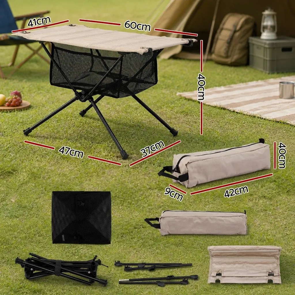 Folding Camping Table with Waterproof Surface