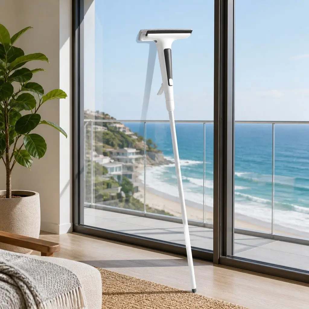 Window Cleaner Squeegee with Extendable Handle