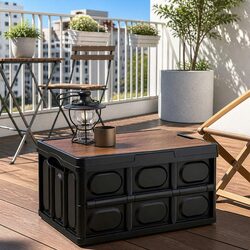 Durable 50L Collapsible Outdoor Storage Box
