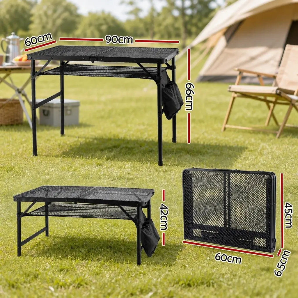 Foldable BBQ Camping Table for Outdoor Cooking