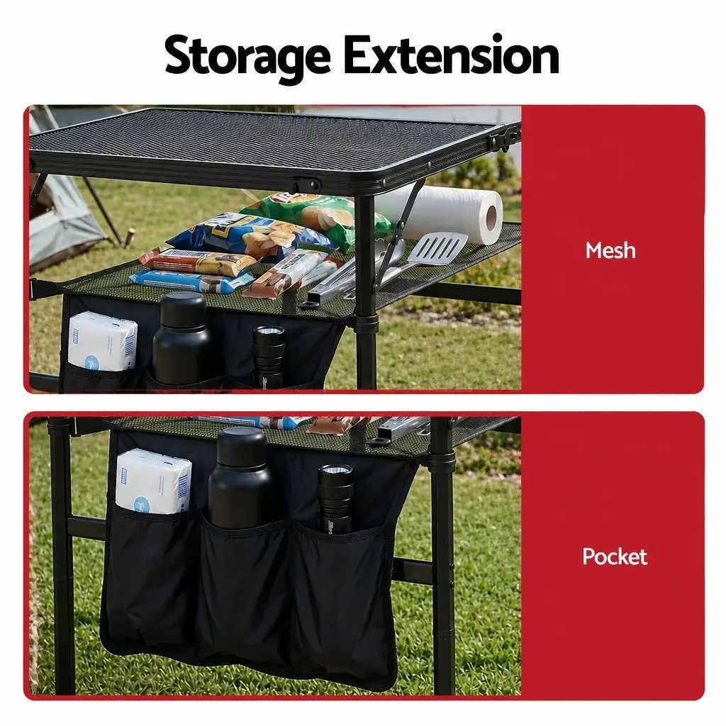 Foldable BBQ Camping Table for Outdoor Cooking