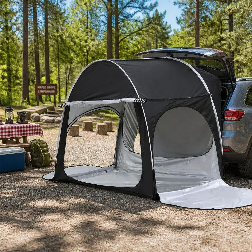 Car SUV Rear Hatchback Camping Tent Canopy