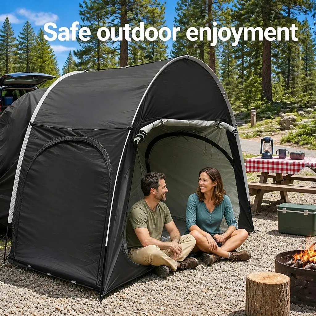 Car SUV Rear Hatchback Camping Tent Canopy