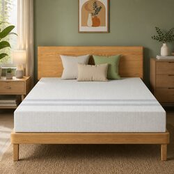 20cm Queen Memory Foam Mattress with Reversible Gel Design