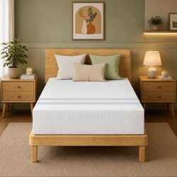 25cm Reversible Single Memory Foam Mattress with Gel
