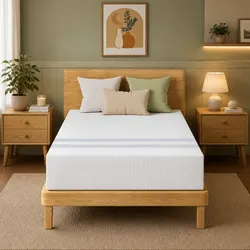 25cm Reversible Single Memory Foam Mattress with Gel