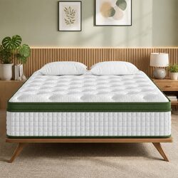 34cm Queen Latex Hybrid Mattress with 5 Zone Support
