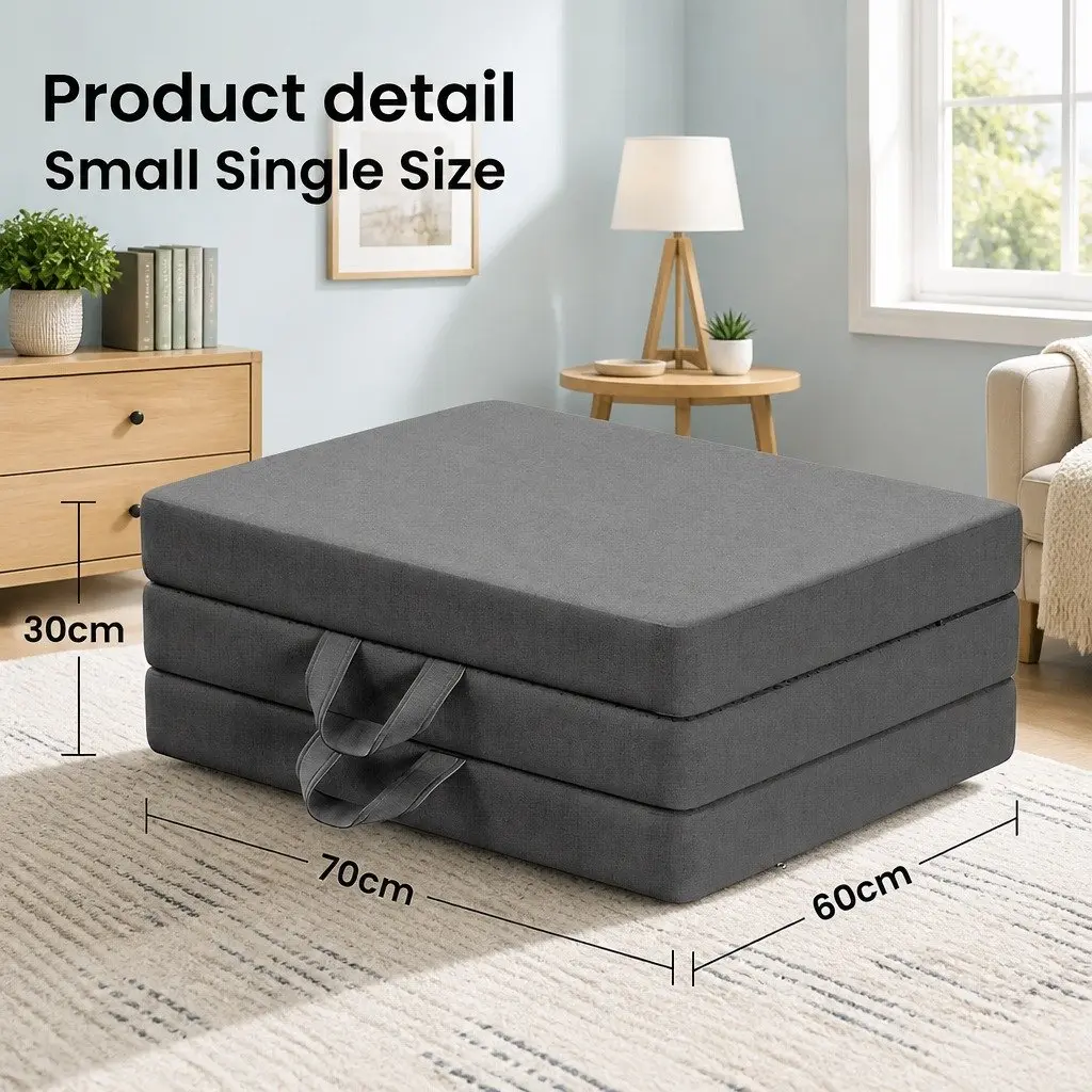 Portable Folding Mattress 180x70cm Trifold Foam