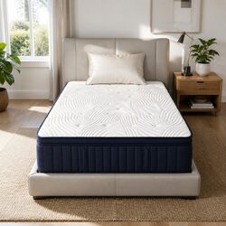 Luxury King Single Mattress 34cm Medium Soft Pocket Spring