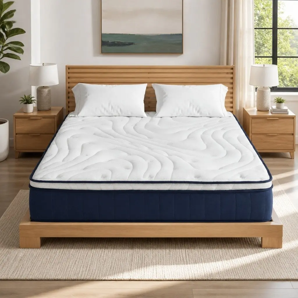 Hybrid Pocket Spring King Size Mattress with Lumbar Support