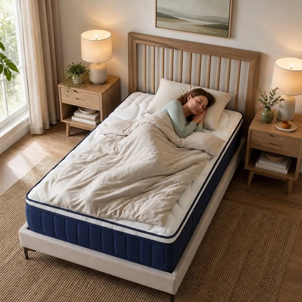 30cm Medium Firm Pocket Spring Mattress with Latex Support