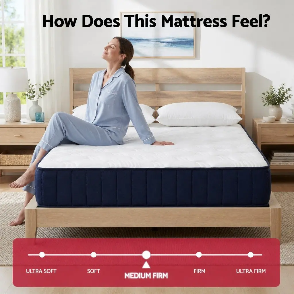 26cm Firm Pocket Spring Hybrid Mattress for Optimal Support