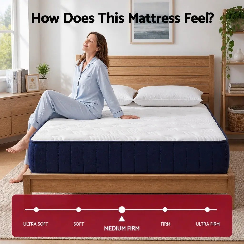 26cm Firm Pocket Spring Mattress for Support
