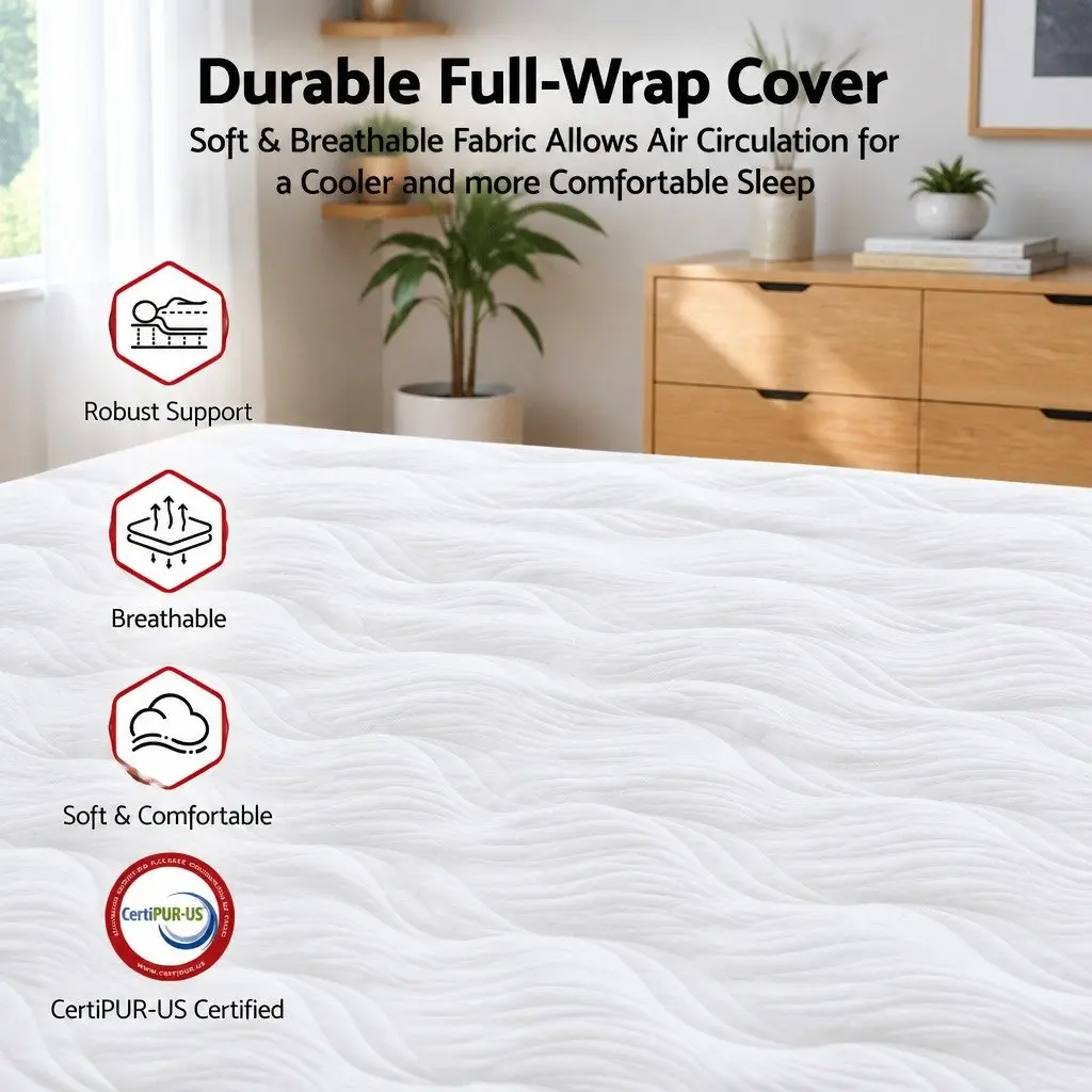 26cm Firm Pocket Spring Mattress for Support