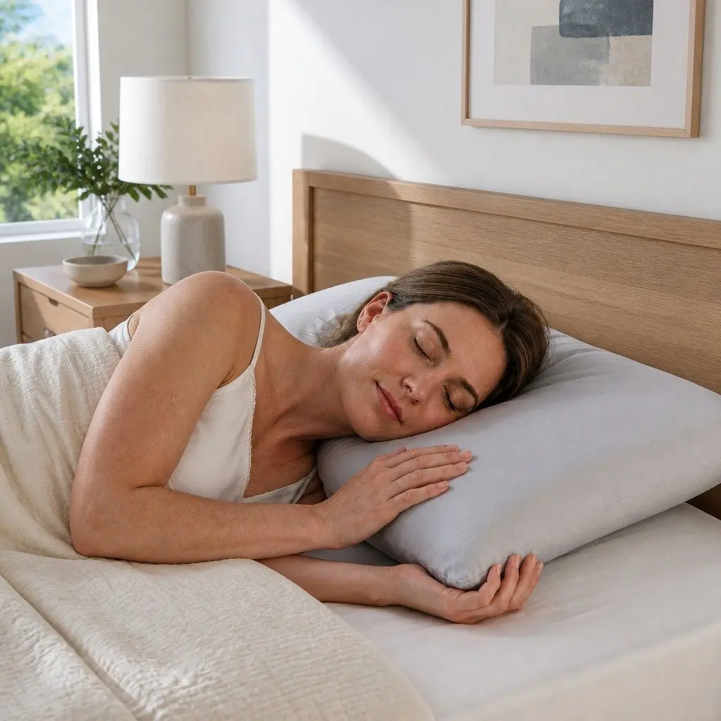 Queen Size Solid Core Cooling Memory Foam Pillow