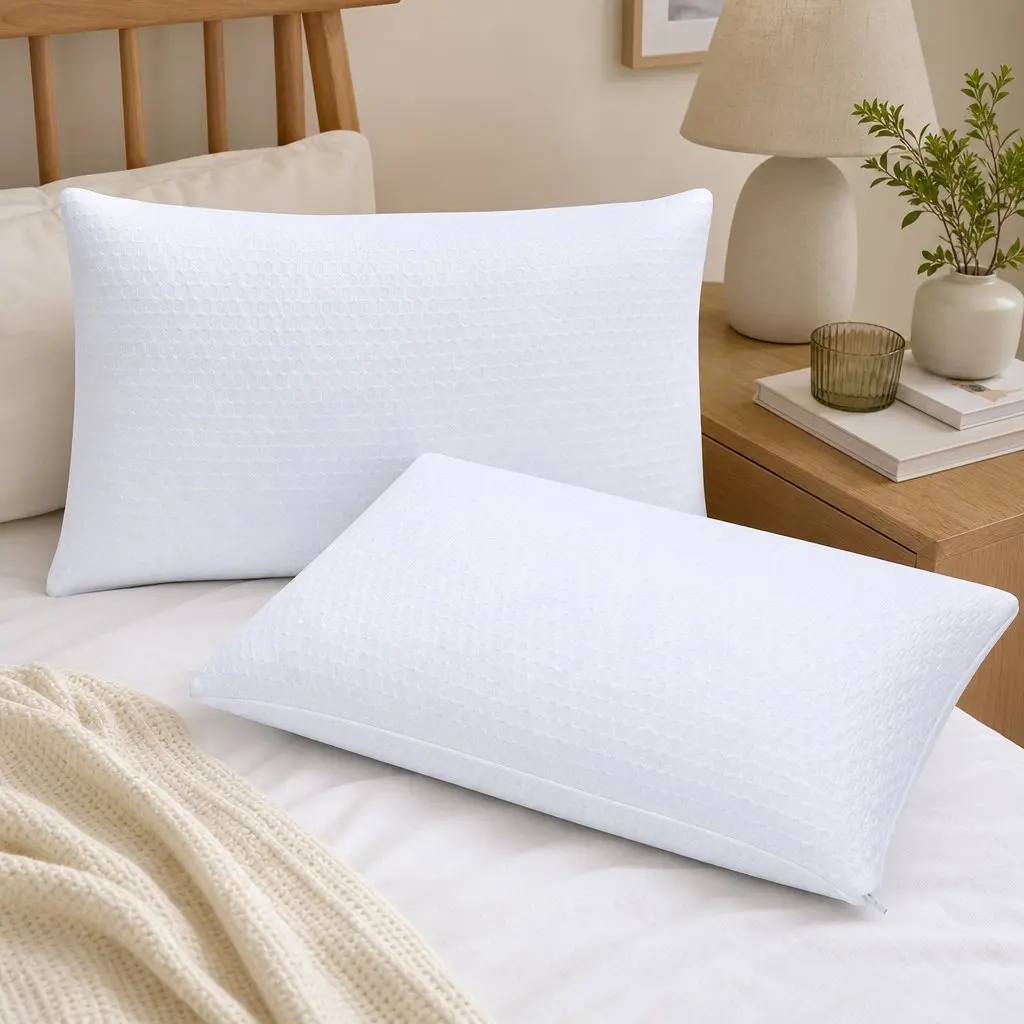 Cooling Gel Shredded Memory Foam Pillow 2 Pack