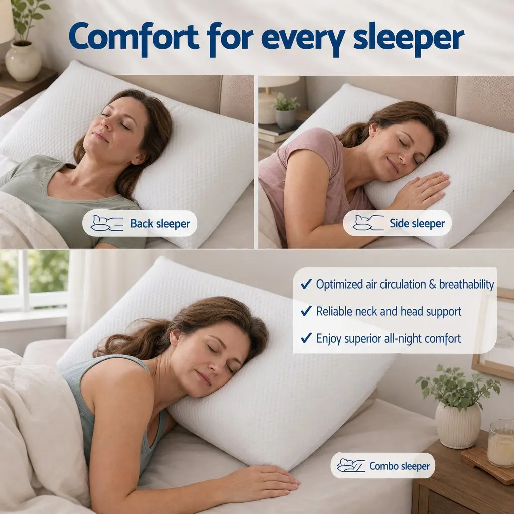 Cooling Gel Shredded Memory Foam Pillow 2 Pack