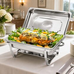 Durable 9L Stainless Steel Chafing Dish Set for Buffets