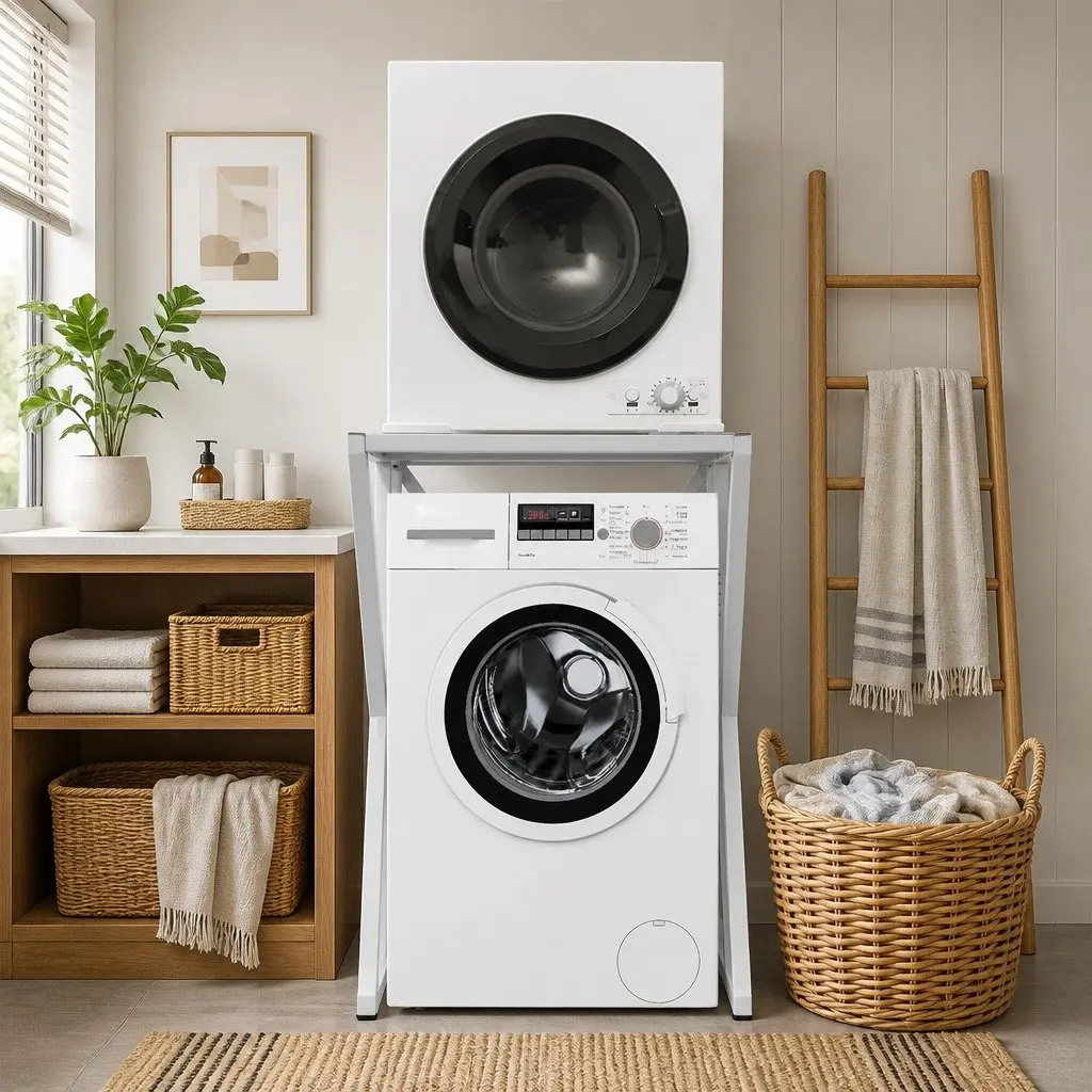 Dryer Stand Stacking Kit Over Front Loading Washing Machine Space Saving 100kg