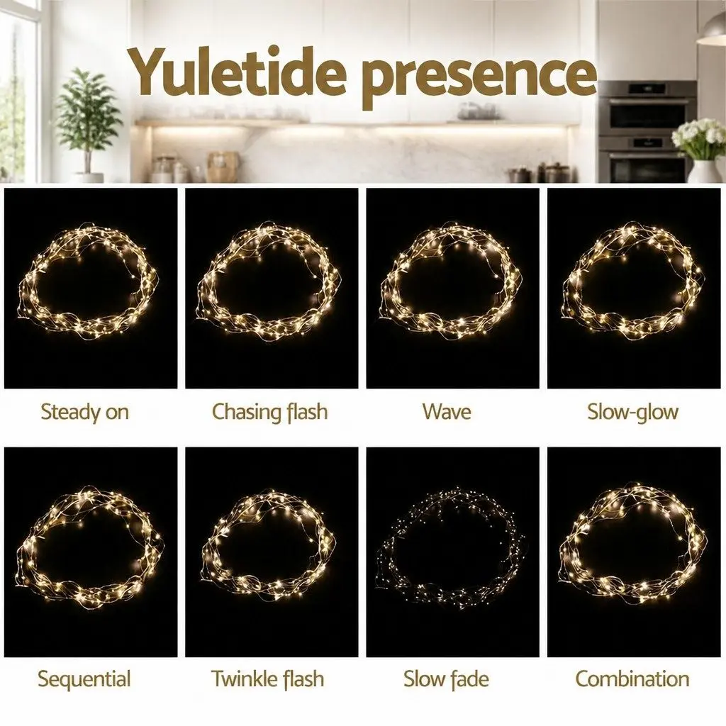 Curtain String Lights 300 LED Warm White 3M x 3M Indoor Outdoor
