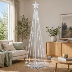 180cm Pre-Lit LED Christmas Tree with 265 RGB Lights