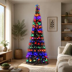 12FT Solar LED Christmas Tree for Outdoor and Indoor Use