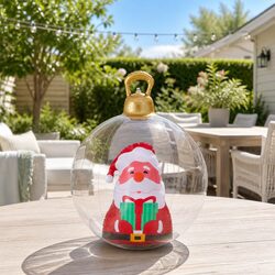 Giant 60cm Christmas Inflatable Bauble for Outdoors