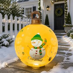 LED Illuminated Christmas Inflatable Ball 60cm