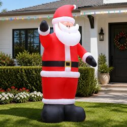 Illuminated Christmas Inflatable Santa 5M for Outdoor & Indoor
