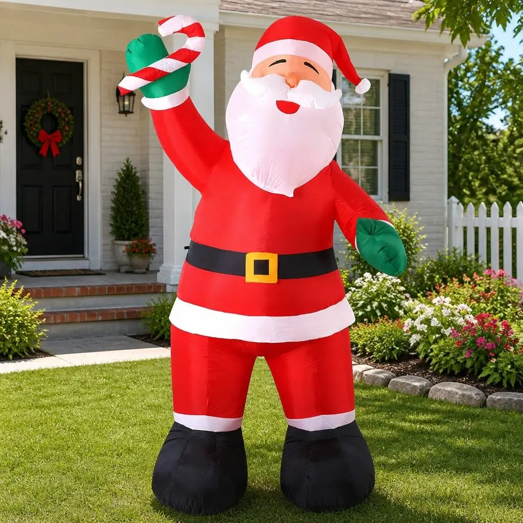 Illuminated 3M Christmas Inflatable Santa Decoration