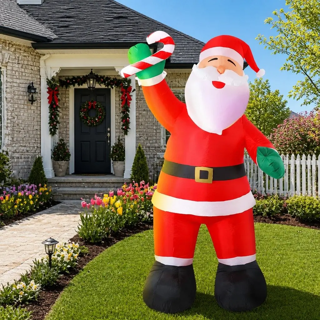 Illuminated 3M Christmas Inflatable Santa Decoration