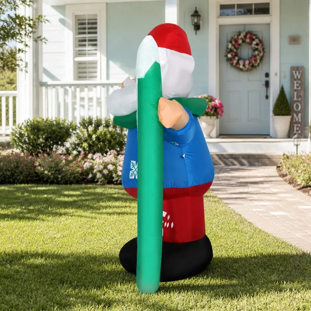 Illuminated 1.6M Christmas Inflatable Santa Decoration