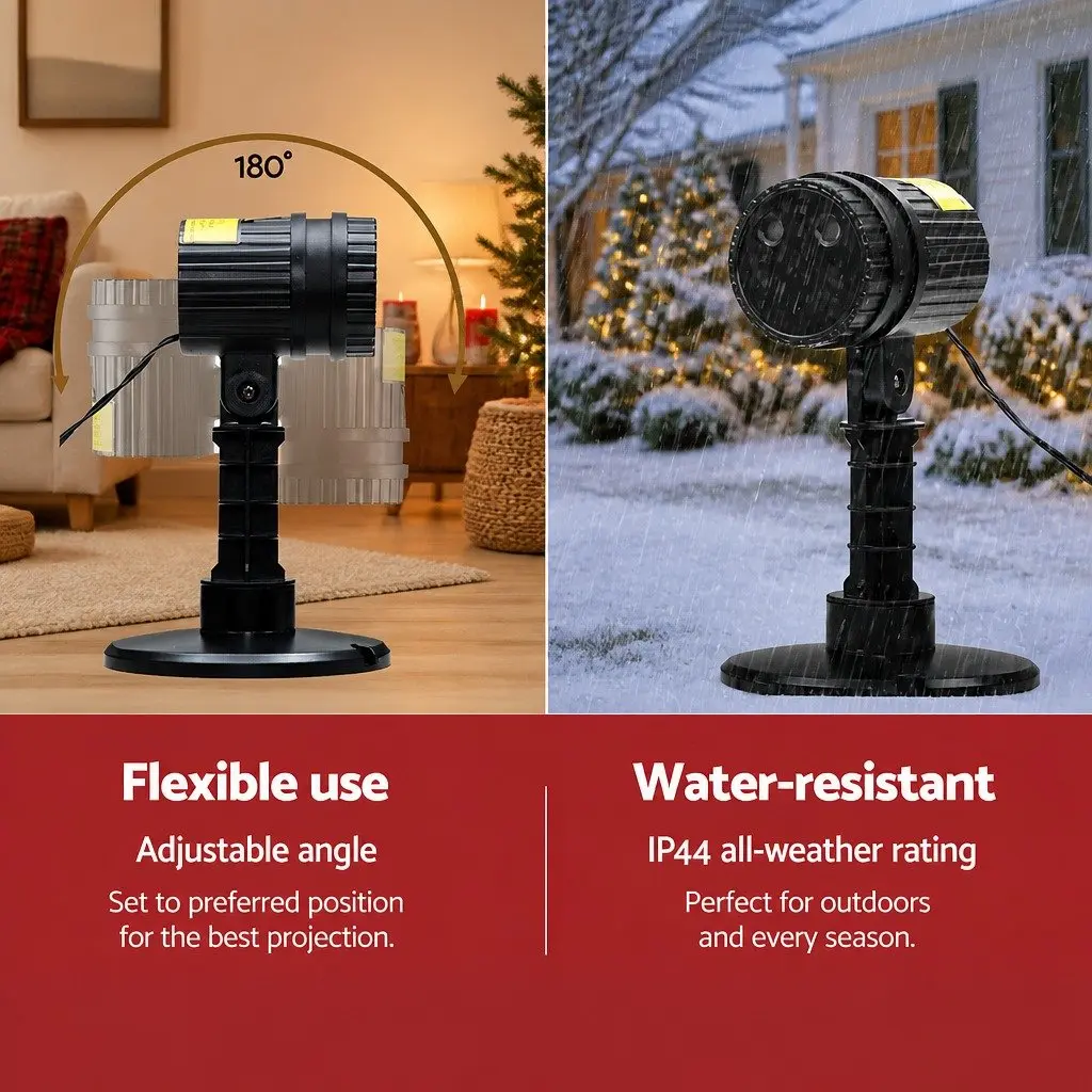 Laser Light Projector ABS Red Green 5-10m Outdoor Decorations