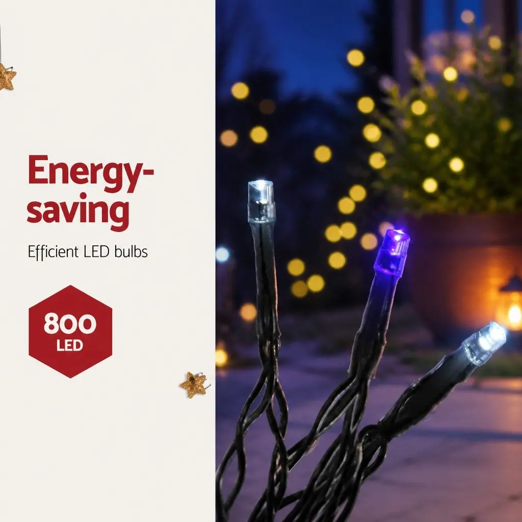 Icicle Lights 20M Blue LED Outdoor Indoor Christmas Decoration