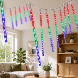 Premium 7M Christmas Icicle Shower Lights with 288 LEDs