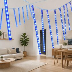 288 LED 7M Blue Icicle Christmas Lights for Indoor & Outdoor