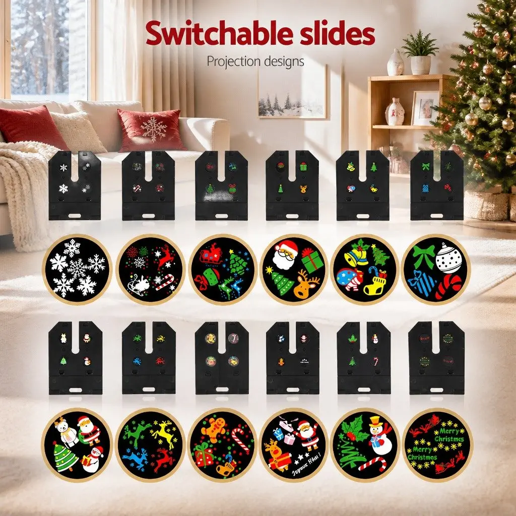 Laser Light Projector ABS Multicoloured 12 Designs