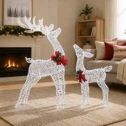 2 PCS 170 LED Christmas Reindeer Lights - Durable Decor