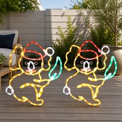Multicolour LED Christmas Lights 216 Bulbs Outdoor Decor