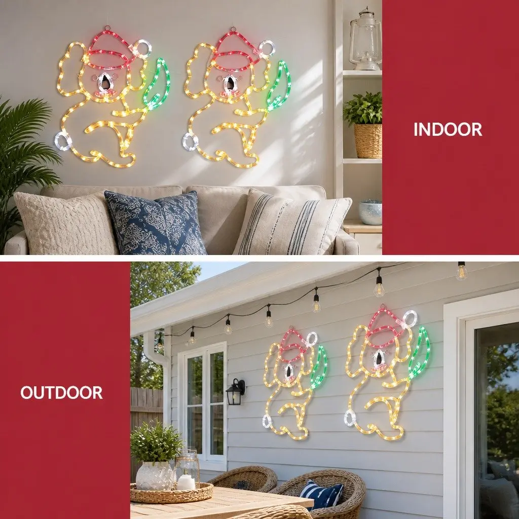 LED Christmas Lights Multicolour 216 Bulbs 5 Meter Outdoor Garden Decoration