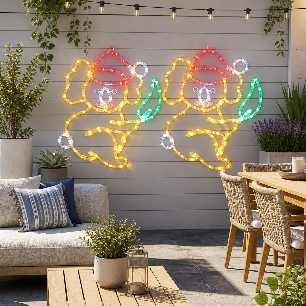 LED Christmas Lights Multicolour 216 Bulbs 5 Meter Outdoor Garden Decoration